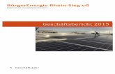 BürgerEnergie Rhein-Sieg eG · Betreiber von KWK-Anlagen sind nach dem Inkrafttreten des KWK-Gesetzes am 1. Januar 2016 "diejenigen, die den KWK-Strom erzeu- gen und das wirtschaftliche