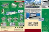 Arico Contact Freezer · † Various refrigerants can be used with Contact Freezer and water or hot gas defrost are applicable. † Two separate accesses for easy loading, unloading,