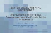 BETTER ENVIRONMENTAL GOVERNANCE Improving the Role …siteresources.worldbank.org/INTCOUENVANA/4130903-1188317839757/20593219... · ESSD Week 2005 -Environmental Institutions and