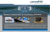 AeroFIS® - Radar Inspection & Analysis AD-RIA - aerodata.de · Radar Inspection & Analysis AD-RIA The Powerful Tool for Automatic Radar Analysis Purpose of the Equipment The Aerodata