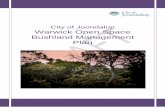 City of Joondalup Warwick Open Space Bushland Management … Warwick Open Space Bushland... · • Establish a baseline description of the environment to guide future environmental