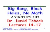 Big Bang, Black Holes, No Math - · PDF file2.If an atom encounters a photon with the “right energy” photon it can get “excited” and go into a higher energy state. The photon