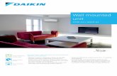 Wall mounted unit - Daikin · related to the use and/or interpretation of this leaflet. All content is copyrighted by Daikin Europe N.V. ATXP-K3 / ARXP-K3 Indoor unit ATXP 20K3 25K3