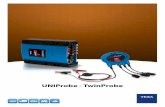 UNIProbe - TwinProbe - eichstaedt-elektronik.de · Oszilloskop, Battery Probe, TNET, Multimeter, Druckprüfung und manueller Signalgenerator enthält. Aus diesem Grund hat TEXA eine
