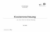ao. Univ. Prof. Dr. Werner Mussnig - uni-klu.ac.at · Begriff und Teile des betrieblichen Rechnungswesens Die quantitative Erfassung des mengen- und wertmäßigen Gesamtgeschehens