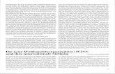 WOLFGANg BENEDEK G - dgvn.de · I. Historischer Hintergrund und Konzept der WTO Ein fünfzigjähriges Projekt Die Errichtung einer Organisation für den Welthande eines del isr t