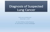 Dalhousie Fall Refresher December 1, 2017 Dr. Harsh Mishra ... · Diagnosis and Referral of Suspected Lung Cancer in Nova Scotia •Describe lung cancer practice tools for primary