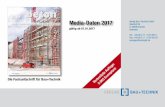 Media-Daten 2017 Steinhof 39 D-40699 Erkrath gültig ab 01.01 · Beton ist der Baustoff des Jahrhunderts, und beton ist als Fach-zeitschrift für Bau+Technik das richtige Forum zur