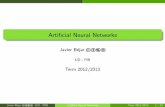 Arti cial Neural Networks - Computer Science Departmentbejar/apren/docum/trans/05-ANN.pdf · Outline 1 Arti cial Neural Networks: Introduction 2 Single Layer Neural Networks 3 Multiple