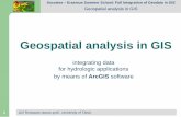 Geospatial analysis in GIS - MENDELUuhulag.mendelu.cz/files/pagesdata/eng/socrates_ip/teaching_materials/... · Geospatial analysis in GIS Data model zgeorelational data model zgeodatabase