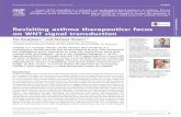Revisiting asthma therapeutics: focus on WNT signal ...csmres.co.uk/cs.public.upd/article-downloads/Revisiting-asthma... · Drug Discovery Today Volume 23,Number 1 January 2018 REVIEWS