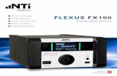 XL2 Leaflet English - nti-audio.com · GlideSweeps die durchführung von schnellen und gleichzeitig umfassenden Audio-Analysen ist eine zentrale Forderung für laboranwendungen wie