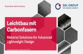 Leichtbau mit Carbonfasern - Deutsche Messe AGfiles.messe.de/abstracts/64935_Janetzko.pdf · Leichtbau mit Carbonfasern Material Solutions for Advanced Lightweight Design Dr. Steffen