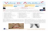 Voice of APLAR · §Behcet's syndrome §Caplan syndrome §Charcot's joints §Churg-Strauss Syndrome §Cogan's syndrome §Cretin's disease §DeQuervain's tenosynovitis §Dupuy-tren's