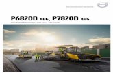 P6820D ABG , P7820D ABG - robert-aebi.de · 2 Mit den technisch ausgereiften Funktionen von Volvo für einen einfachen Betrieb und maximale Leistung haben Sie Ihren Fertiger voll