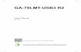 User's Manual - download.gigabyte.eudownload.gigabyte.eu/FileList/Manual/mb_manual_ga-78lmt-usb3-r2_e.pdf · GA-78LMT-USB3 R2 User's Manual Rev. 1001 To reduce the impacts on global