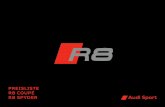 Preisliste Audi R8 Coupé | Audi R8 Spyder · • Personalisierung der beiden unteren Sideblades mit einem mattierten Schriftzug oder Logo • der Mattierungseffekt des Schriftzugs/Logos