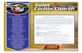 NEW COVER/ADS 7/7 Saint Cecilia Church · NEW COVER/ADS 7/7 Saint Cecilia Church Vision Statement Formed by the Word of God, nourished at the Eucharistic table, led by the Holy Spirit,