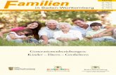 Generationenbeziehungen: Kinder - Eltern - Großeltern · amilien in Baden-Württemberg 3 Editorial Im Mittelpunkt dieses Reports stehen Familienbeziehungen aus einer Mehr-Gene-rationen-Perspektive.
