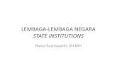 LEMBAGA-LEMBAGA NEGARA STATE INSTITUTIONSrianasusmayanti.lecture.ub.ac.id/files/2013/05/LEMBAGA-NEGARA_KOMPILASI.pdf · 1. Klasifikasi Lembaga Negara berdasarkan Organ dan Fungsinya