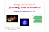Strongly correlated states of (Rotating) Bose condensatesusers.physik.fu-berlin.de/~pelster/Anyon1/viefers.pdf · Strongly correlated states of (Rotating) Bose condensates Susanne
