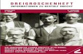 Dreigroschenheft · Dreigroschenheft informationen zu Bertolt Brecht ein unBekannter lehrer Brechts: otto Dickel. gespräch mit BarBara Brecht-schall. Brecht, karin michaëlis, anD