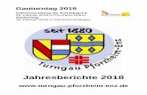 Jahresberichte 2018 - turngau-pforzheim-enz.de · Herzlich willkommen Liebe Sportlerinnen und Sportler, verehrte Gäste, der Turngau Pforzheim-Enz ist dieses Jahr wieder einmal zu