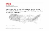 Survey of Conjunctive Use and Artificial Recharge Activity ... · Survey of Conjunctive Use and Artificial Recharge Activity in the United States January 1984 US Army Corps of Engineers