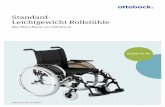 Standard- Leichtgewicht Rollstühle · 10 Ottobock | Standard-Leichtgewicht Rollstühle • Start M1 Intro mit Standardausstattung • Version mit Trommelbremse erleichtert das Bergabfahren.
