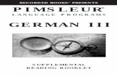 GERMAN III - neiu.edu fileReading has been defined as “decoding graphic material to the phonemic patterns of spoken language which we have already mastered when reading is begun.”