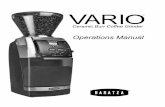 Operations Manual - seattlecoffeegear.com · Operations manuals are available in the following languages at  English.pdf Spanish.pdf French.pdf Ceramic Burr Coffee Grinder ™