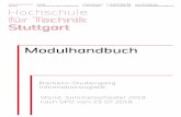 Modulhandbuch - hft-stuttgart.de · Hochschule für Technik Stuttgart Fakultät Vermessung, Informatik und Mathematik Schellingstrasse 24 D-70174 Stuttgart T +49 (0)711 8926 2606