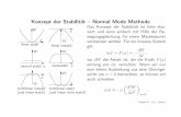 Konzept der Stabilit¨at – Normal Mode Methode · Stabilit¨at II – Energie (oder Variations) - Methode Eine andere M¨oglichkeit, die Stabilit ¨at eines Systems zu untersuchen