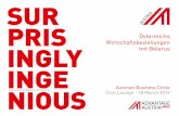 Österreichs Wirtschaftsbeziehungen mit Belarus - wko.at · Aloisia Wörgetter Ambassador Austrian Business Circle Club Lounge - 18 March 2019 Österreichs Wirtschaftsbeziehungen