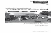Terrassendach-Aufbauanleitung der Kunststoffhandel Gosmann ... Aufbauanleitung â€“ Dacheindeckung