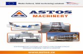 MACHINERY - astos.cz · PDF   Logistika celého projektu představovala velkou výzvu! Popis dopravníkové linky: přímý článkový dopravník o celkové délce 23 m