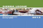 Sierra Leone Malaria Indicator Survey 2013 [MIS15]aho.afro.who.int/profiles_information/images/7/7f/Sierra-Leone-MIS-2013.pdf · The 2013 Sierra Leone Malaria Indicator Survey (2013