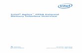 Intel® Agilex™ FPGA External Memory Interface Overview · external memory interface (EMIF) technology offers fast, efficient, and low-latency connectivity to high speed memory