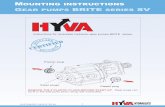 GEAR PUMPS BRITE SERIES SV - truck-components.pl · MOUNTING INSTRUCTIONS GEAR PUMPS BRITE SERIES SV tation (see drawing on page 3) mm2 4