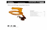 Grounding equipment catalog - eaton.com · See Table 2 K3 15 kV and 25 kV Only . See Table 2 Digits 8 and 9 Cable length 06 6 feet 08 8 feet 10 10 feet 12 12 feet Examplee: 15 kV