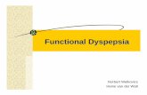 Functional Dyspepsia - DyspepsiaFunctional Dyspepsia Fx Gastro-intstinal disorders Rome II (1999) A