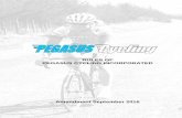 RULES OF PEGASUS CYCLING INCORPORATED Constitution... · 3 September 2008 Executive Officer 4 September 2011 Secretary 5 June 2013 Secretary 6 September 2016 Secretary . Rules of