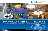 PRO TEC TION - beko-group.de · PDF fileArbeitsschutzhandschuhe Arbeitsschutz-handschuhe Nitril-beschichteter Allroundhandschuh, guter ergonomischer Sitz mit hohem Tragekomfort durch
