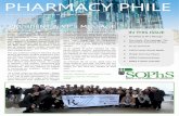 University of Waterloo Society of Pharmacy Students ISSUE ... · University of Waterloo Society of Pharmacy Students ISSUE 52 | April 2014 April was a quiet month, with the end of