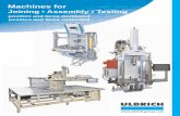 Machines for - ULBRICH MASCHINENBAU GES.M.B.H. · min. zul. F max. zul. F min. zul. F max. zul. F min. zul. Main area application: With rotary table (inside) the table is rotated