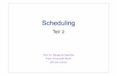OS V8 Scheduling Teil 2 print - inf.fu-berlin.de · Multilevel Feedback Queue Scheduling Vier Prioritätsklassen Beispiel: Höchste Priorität Niedrigste Priorität Die Prozesse wandern