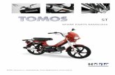 SPARE PARTS MANUALS - mopeddivision.com Tomos A55 ST Moped Spare Parts Manual.pdf · 2 222098 crankcase gasket 1 1 1 1 3 223440 centering bush 9,8x16 6 6 6 6 4 232971 right cover