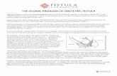 The Global Problem of Obstetric Fistula - Fistula Foundation · PDF fileTHE GLOBAL PROBLEM OF OBSTETRIC FISTULA Obstetric fistula is the most devastating and seri frightful affliction