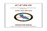CFRS Instruction Manual - dhcs.ca.gov Reporting/FY_2009-10... · Cost Report Instruction Manual_____ _____Fiscal Year 2009-2010 . Manual Order Number: Specifications contained herein