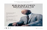 BRANFORD MARSALIS - au-com-aco-assets.s3.amazonaws.com programs... · influences from jazz, tango and ragtime. Stravinsky wrote Three Pieces for Solo Clarinet in 1919 for Werner Reinhart,